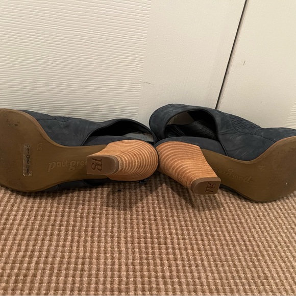 Paul Green Cayanne Suede Peep Toe Heel - Picture 3 of 3